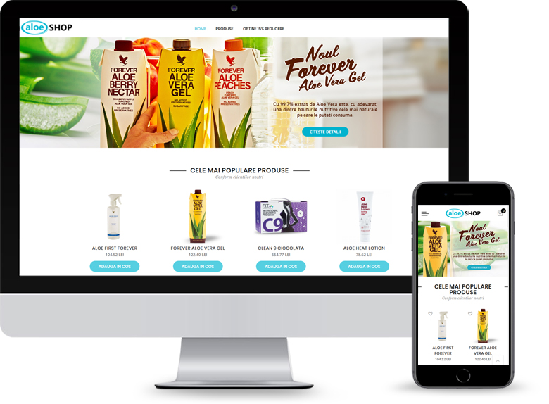 Portofoliu Aloeshop, RO